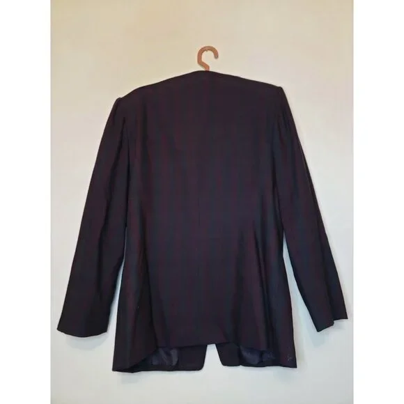Le Suit Womens Sz 14 Blazer Jacket Long Sleeve Button Front Asymmetrical Pockets - Picture 2 of 7